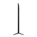 Black curved monitor on a white background