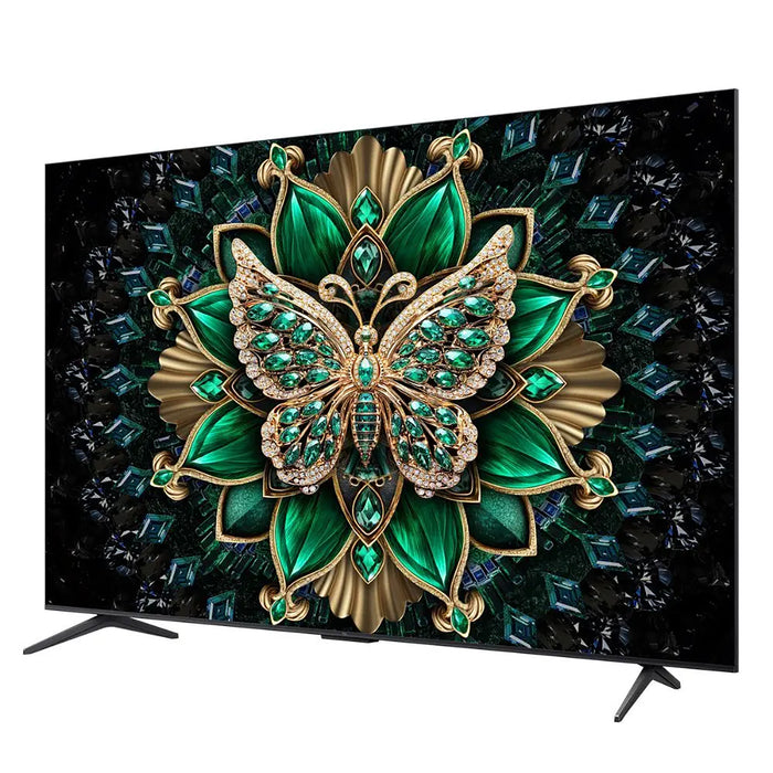TCL 85 Inch TV C6K Premium QD-MiniLED TV | | Precise Dimming Series Up to 512 Zones | High HDR Brightness | QLED | HVA Panel | ONKYO 2.1 Hi-Fi System | AiPQ Pro Processor | 144Hz Native Refresh Rate | Ultra Slim Design | 2025