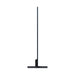 Black floor lamp on a white background