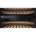 Wine cooler with wooden shelves and digital display, brand 'TEKA' visible.