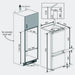 TEKA  275 L Built in Refrigerator| No Frost Combi in 170 cm |CI3 350 NF EROS