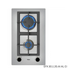 TEKA 30cm Gas Hob | Natural Gas | Stainless Steel | Cast Iron Grates | Auto Ignition|EFX 30.1 2G AI AL CI EROS