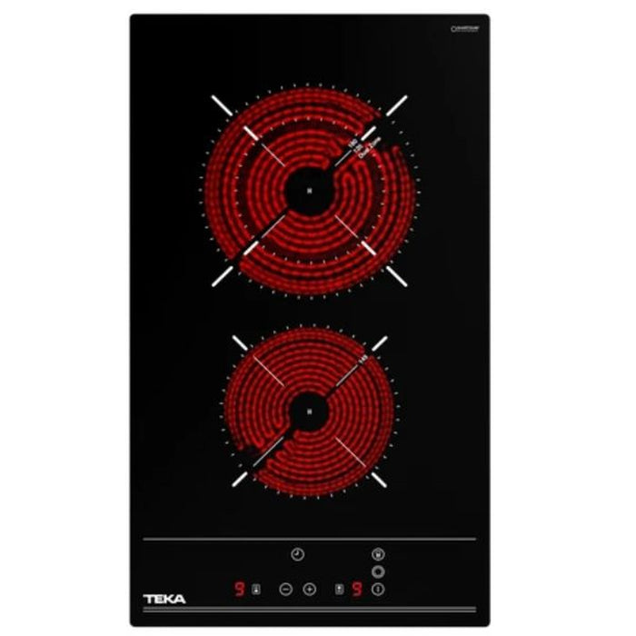 TEKA | 30cm Modular Vitroceramic Hob | Touch Control | 2 Zones (Ë 210mm High Light, Ë 145mm High Light) | Keep Warm**|TZC 32320 BK TTC