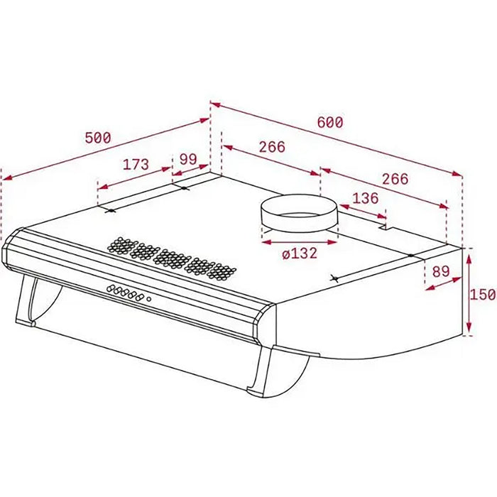 TEKA 90cm Classic Hood with 3 speeds |C 9310| EROS