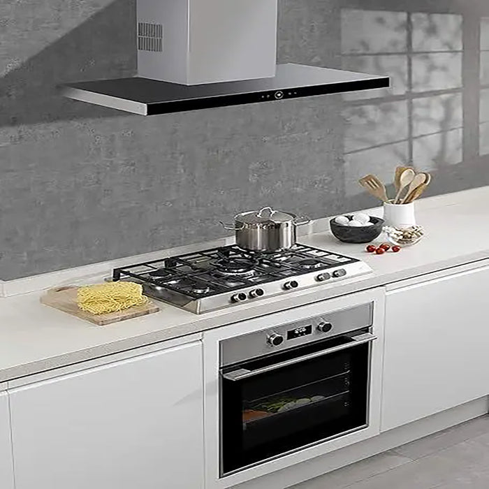 TEKA  90cm Gas Hob | 5 High-Efficiency Burners | Cast Iron Grates | Natural Gas |EX 90.1 5G AI AL DR CI