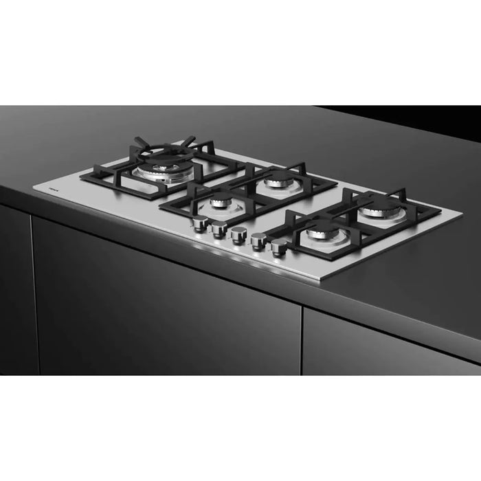 TEKA 90cm Gas Hob| 5 Zones | Cast Iron Grinds | Butane/Natural Gas | Auto Ignition | Safety Lock
