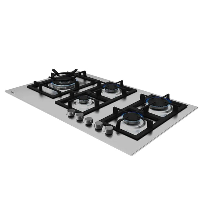 TEKA 90cm Gas Hob| 5 Zones | Cast Iron Grinds | Butane/Natural Gas | Auto Ignition | Safety Lock