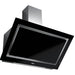 Black kitchen hood with Teka branding on a white background