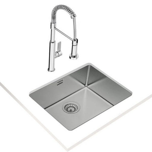 TEKA |Be Linea RS15 50.40| Undermount Stainless Steel Sink with one bowl EROS