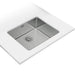 TEKA |Be Linea RS15 50.40| Undermount Stainless Steel Sink with one bowl EROS