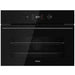 Black Teka oven on a white background