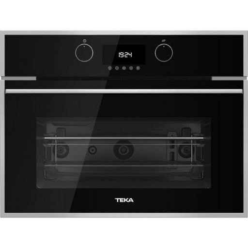 Teka oven with digital display and glass door on a white background