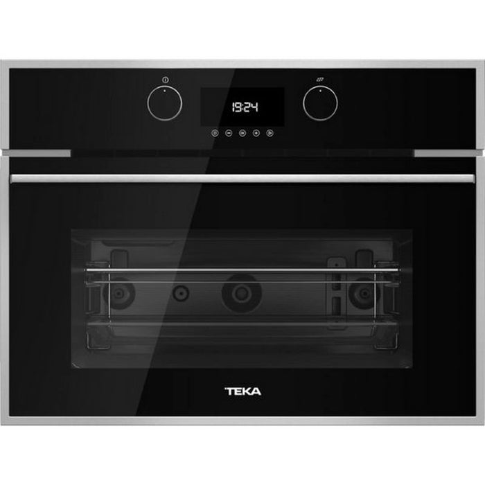 Teka oven with digital display and glass door on a white background