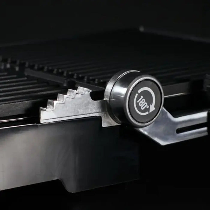 TEKA Electric Grill | 1000W Power | 5 Cooking Functions | Multifunction Touch Panel | Temperature Control (150C - 230C) | 180 Opening | Non-Stick Detachable Plates**|ELITE GRILL T-GRILL BK-SS