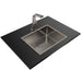 TEKA |FlexLinea RS15 50.40| Metallic Edition sink with one bowl and titanium pvd finish EROS