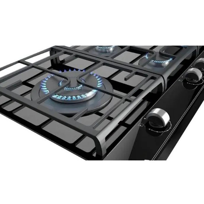 TEKA Gas on Glass Hob with ExactFlame function in 90 cm of butane gas |GZC 95320 EROS