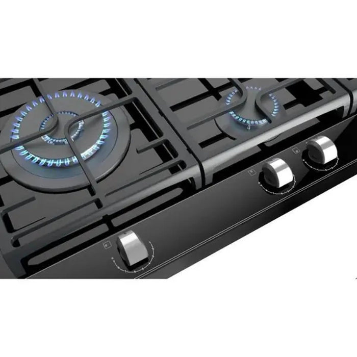 TEKA Gas on Glass Hob with ExactFlame function in 90 cm of butane gas |GZC 95320 EROS