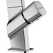 Chrome bathroom faucet with Teka branding on a white background