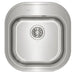 Stainless steel kitchen sink with Teka branding on a white background