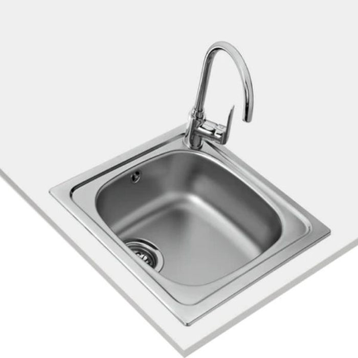 TEKA |Starbright 45 E-XN 1B| Inset sink with matt finish in 45 cm