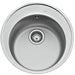 Stainless steel kitchen sink with Teka branding on a white background