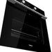 Black Teka oven on a white background