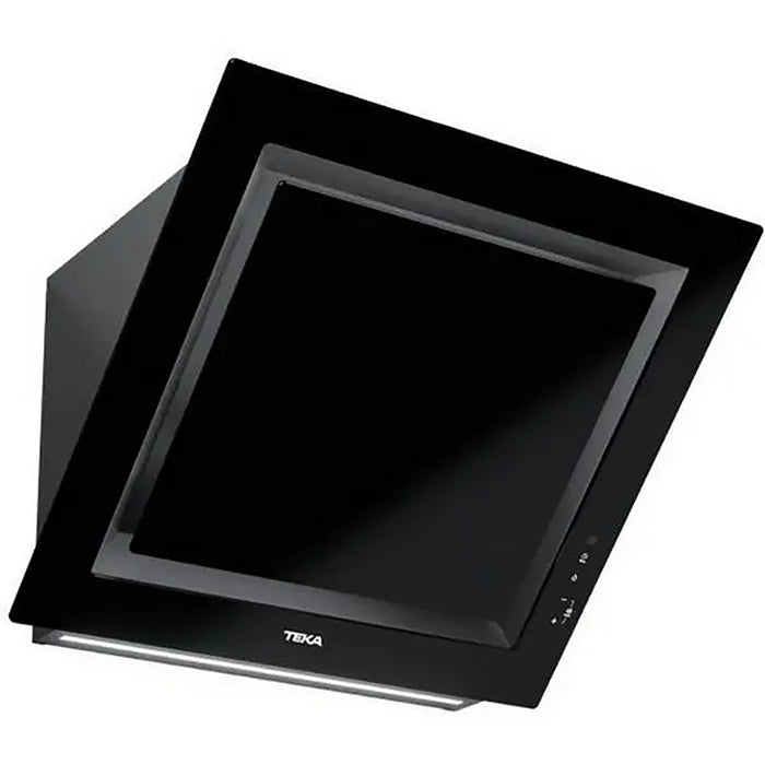 Black Teka kitchen hood on a white background