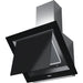 Black and silver kitchen hood with Teka branding on a white background