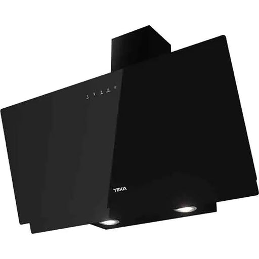 Black Teka kitchen hood on a white background