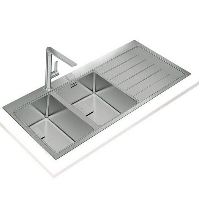 TEKA |Zenit RS15 2B 1D| Inset PureLine Stainless Steel Sink
