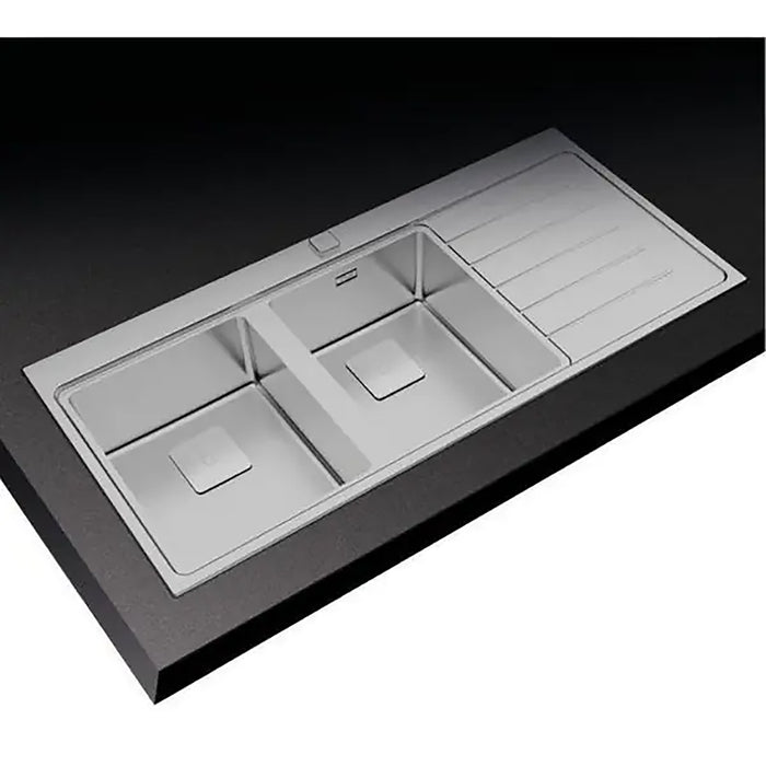 TEKA |Zenit RS15 2B 1D| Inset PureLine Stainless Steel Sink