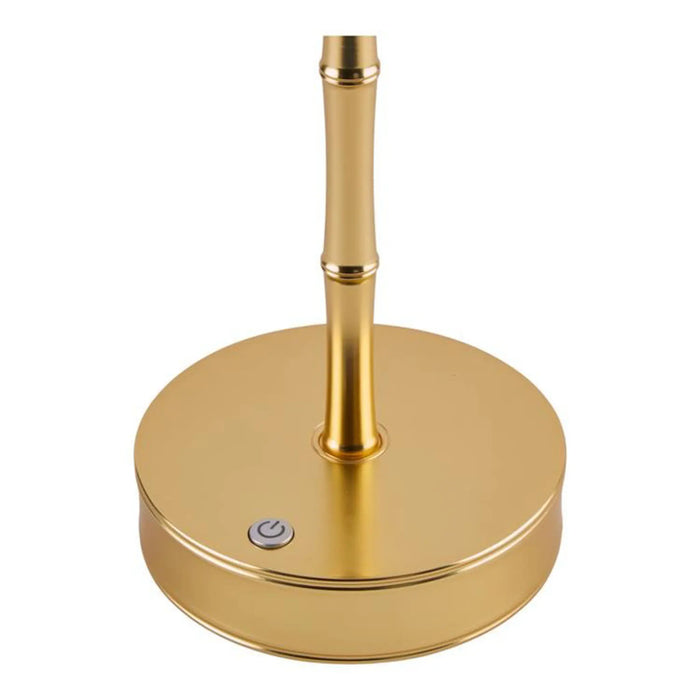 Bamboo Lamp Base Gold 25cm