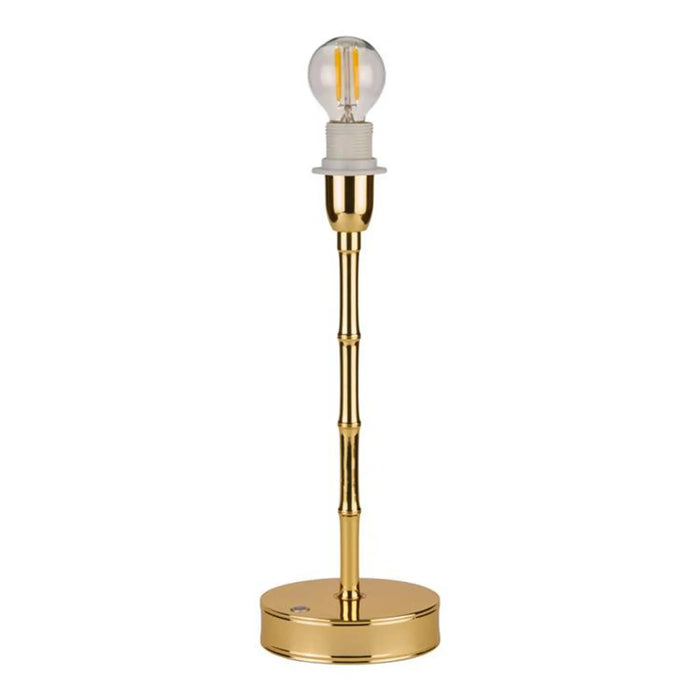 Bamboo Lamp Base Gold 30cm