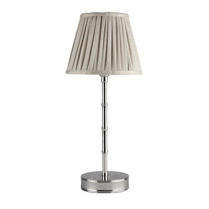 Chiffon Grey Empire Lampshade - 16cm