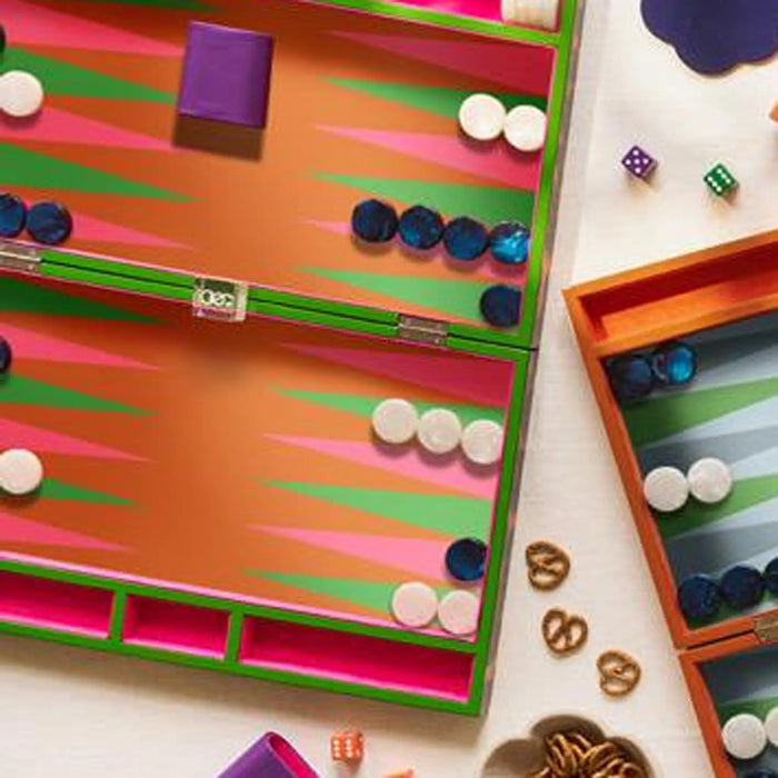Tortoiseshell Lacquer Backgammon Set