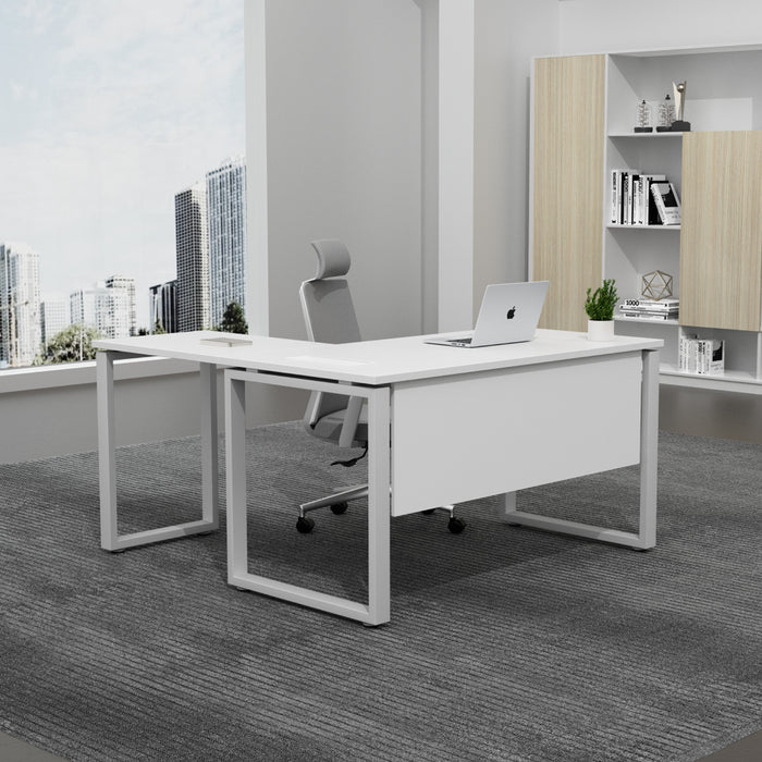 L-shaped table with return SKYLAND NOVO 1400