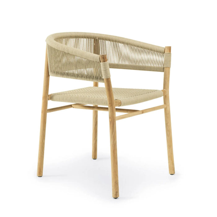 Ethimo Kilt Dining Armchair Natural