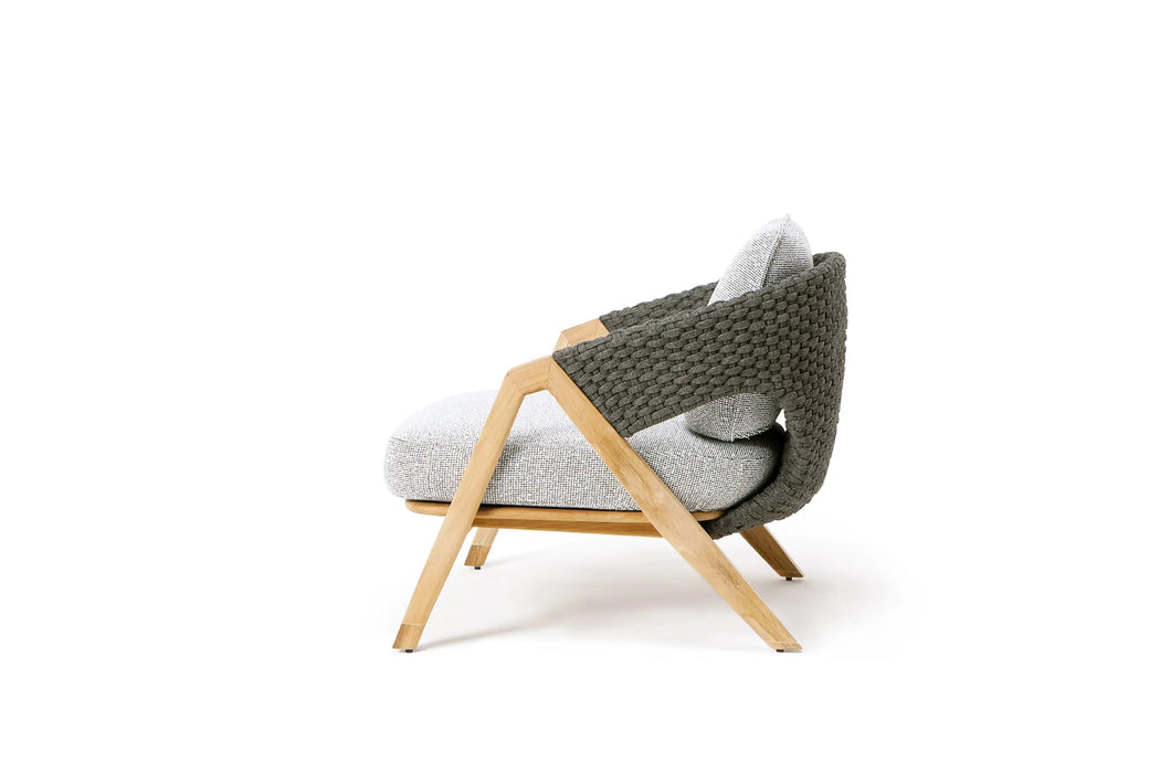 Ethimo Knit Armchair Pickled