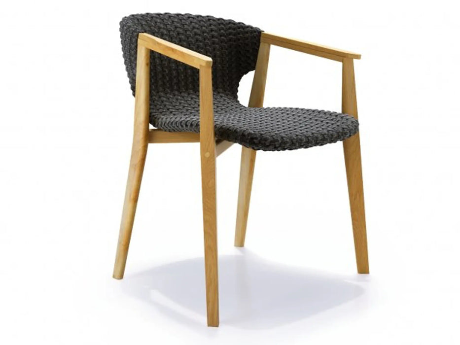 Ethimo Knit Dining Armchair Natural