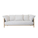 Ethimo Patio 3 Seater Sofa Natural Tresori