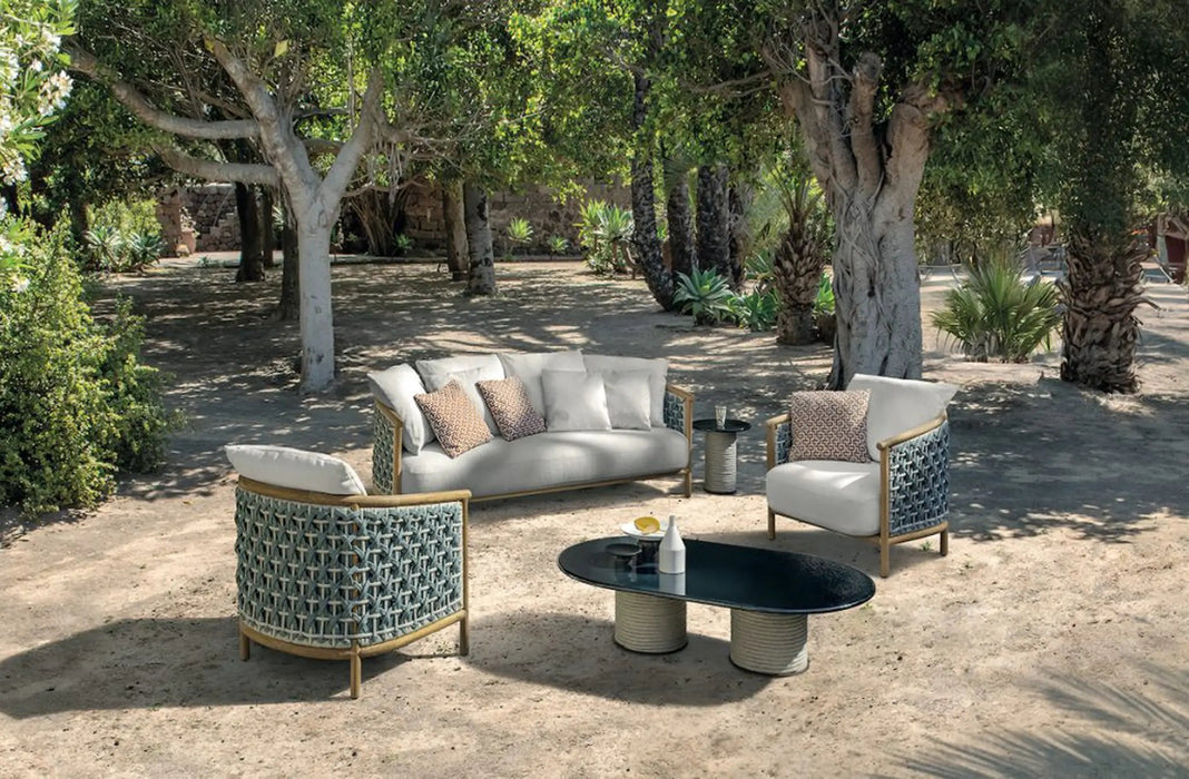 Ethimo Patio 3 Seater Sofa Natural Tresori