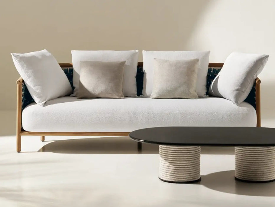 Ethimo Patio 3 Seater Sofa Natural