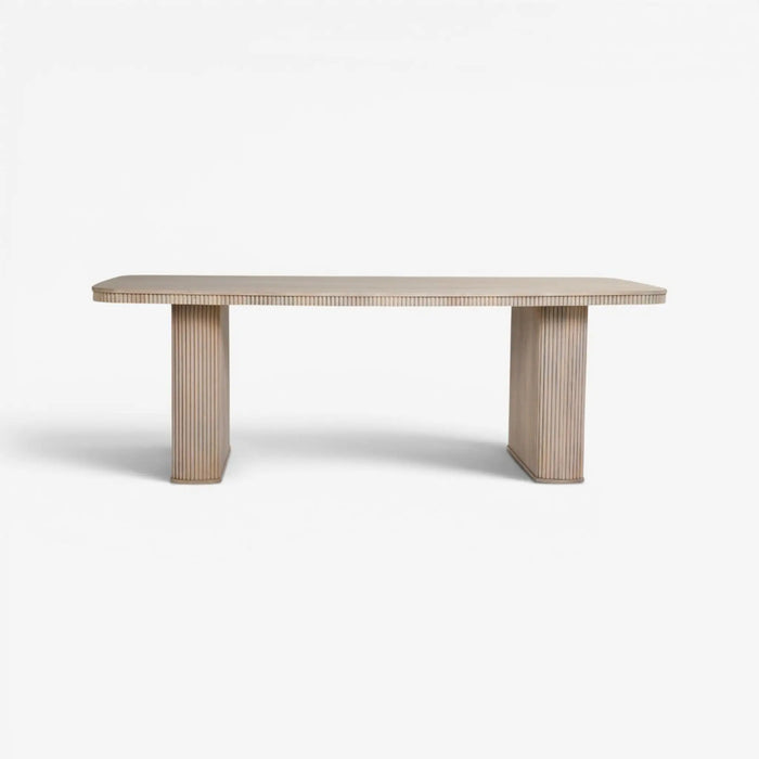 Wulian 8 Seater Dining Table Whitewash