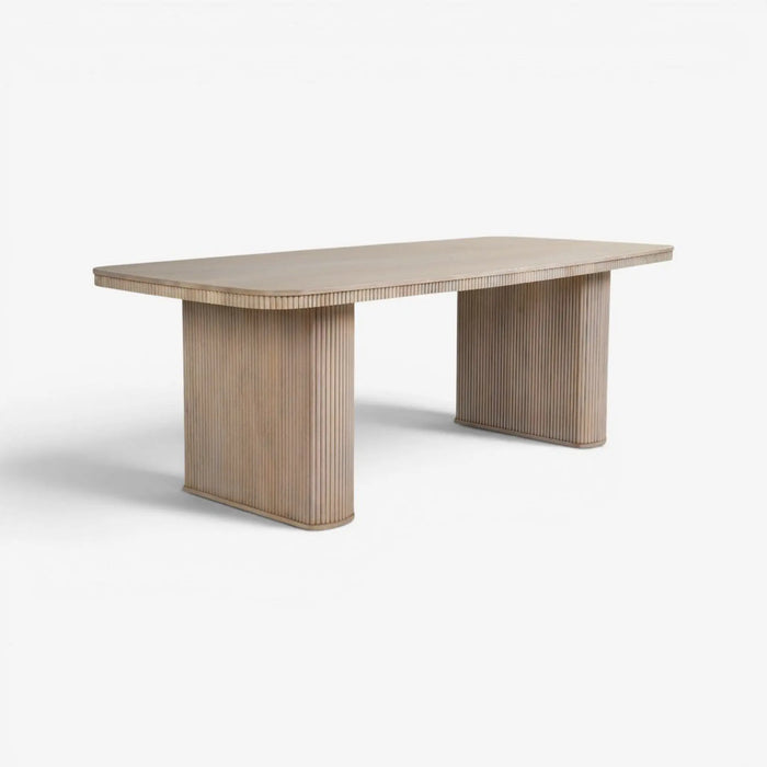 Wulian 8 Seater Dining Table Whitewash