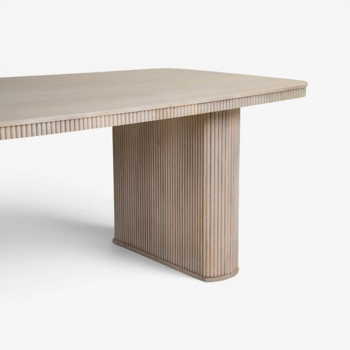 Wulian 8 Seater Dining Table Whitewash